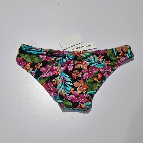 Lucky Brand Women's Printed Hipster Bikini Bottoms - Picture 6 of 10